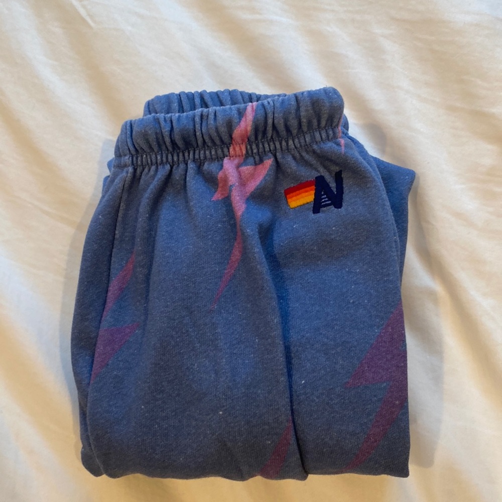 Aviator Nation lighting bolt sweatpants